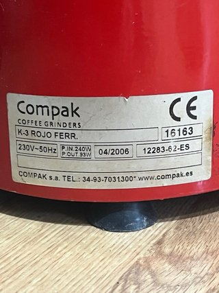 Molinillo de café kCompak rojo