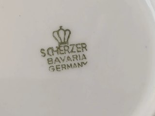 Servizio 6 tazzine caffè porcellana oro