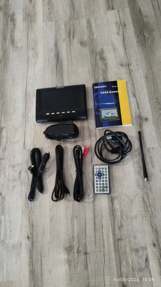 Televisor Portátil Boman Negro