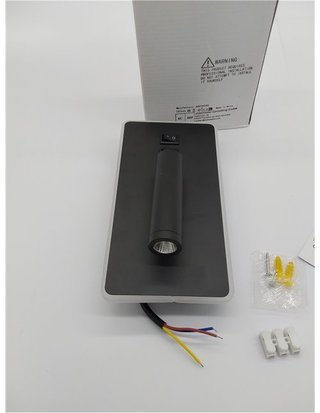 AIRTWESD Lámpara de lectura LED Luces de cabecera Apliques de Dormitorio para interiores Bañador de pared Lámpara de cama de par