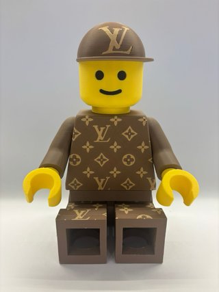 Brick Lego 20cm Stile Vuitton