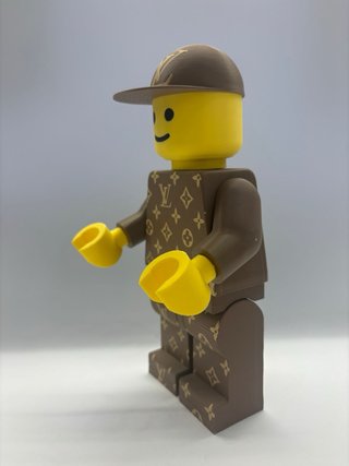 Brick Lego 20cm Stile Vuitton