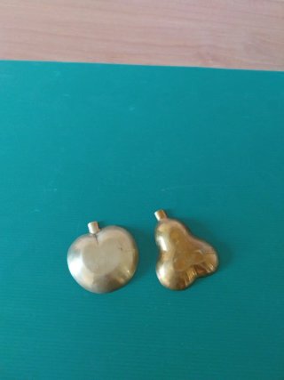 Ceniceros vintage bronce forma fruta