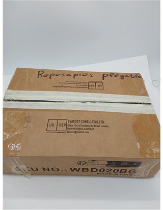 IBUYKE 11.8” H Reposapiés Plegable - Rectangular Reposapiés Taburete Acento Otomana para Silla Perezosa - Moderno Reposapiés Portá