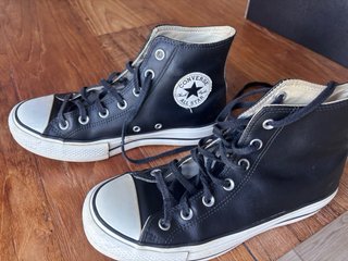 Bambas Converse All Stars Piel Negra