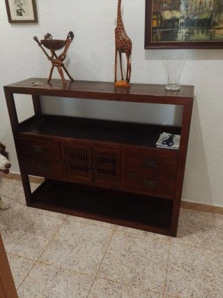 Mueble de entrada de madera