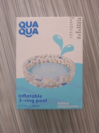 Piscina hinchable infantil 3 anillos