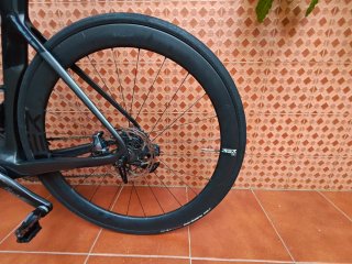 Bicicleta Carretera Cervélo Negra Roja