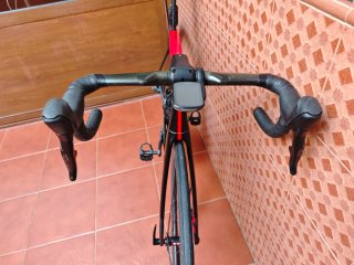 Bicicleta Carretera Cervélo Negra Roja