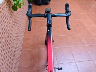 Bicicleta Carretera Cervélo Negra Roja