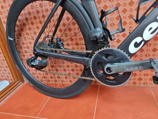 Bicicleta Carretera Cervélo Negra Roja