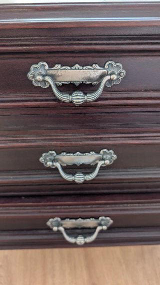 Mesita de noche vintage madera