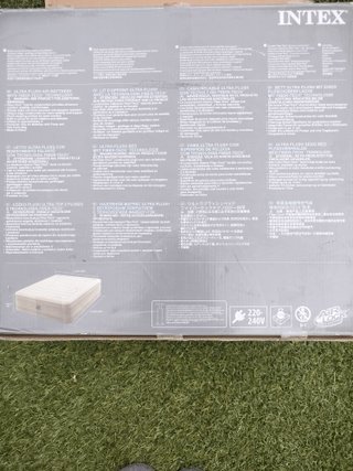 COLCHON HINCHABLE 2 PLAZAS, INTEX. COMO NUEVO