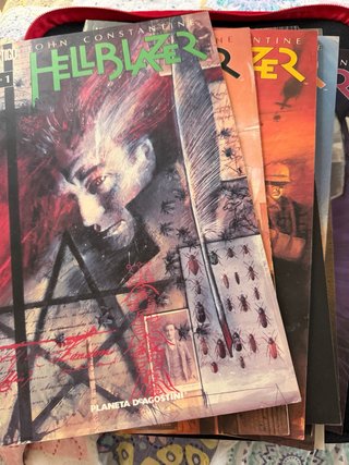 Primeros 9 numeros de la serie Hellblazer