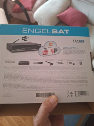 Receptor Satélite Engel RS8100HD DVB-S2