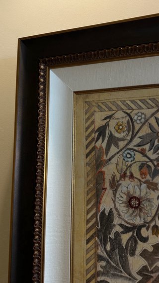 Cuadro gran formato Ethan Allen firmado.