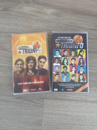 2 Cintas VHS Operación Triunfo