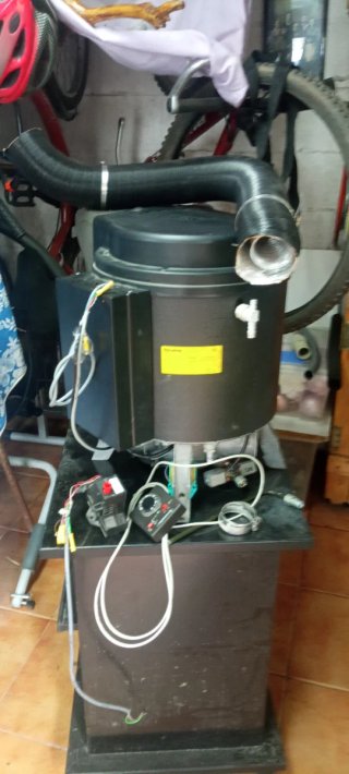 Calentador agua y calefacción autocaravana
