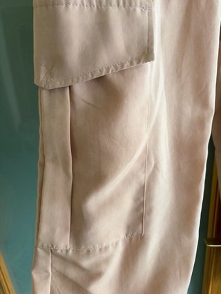 Pantalón Zara Bombacho Rosa