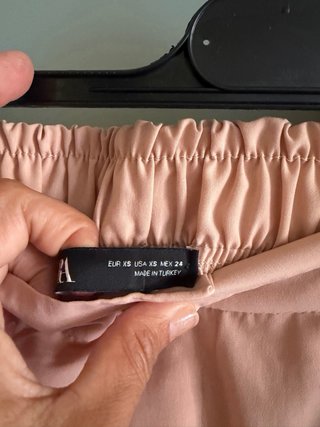 Pantalón Zara Bombacho Rosa
