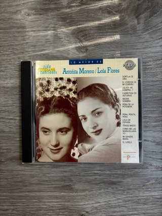 CD Lo Mejor de Antoñita Moreno y Lola Flores