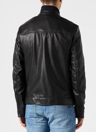 GEOX chaqueta biker piel sintética