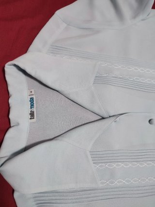 Blusa moda taglia blu formale