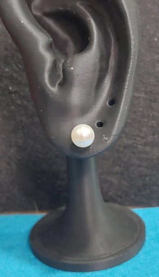 Pendientes de Plata de Ley de 8mm