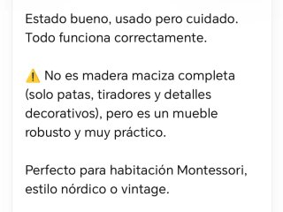 Armario infantil vintage