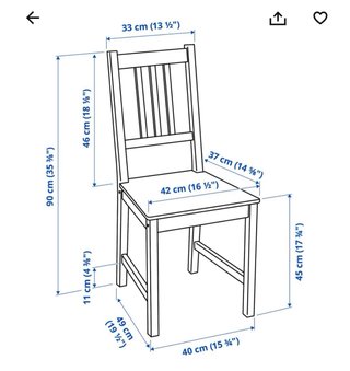 4 Sillas Stefan IKEA Blancas