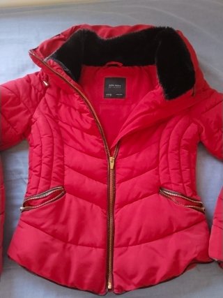 Chaqueta Zara Roja T-S