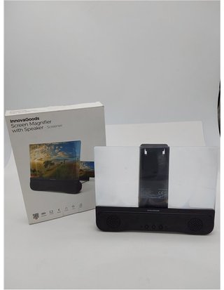 InnovaGoods Amplificador proyector para movil 12” - Altavoz Bluetooth 5.1-3mW - proyector Incluye Cable USB-C - proyector portatil