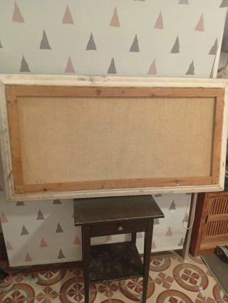 Cuadro Vintage Invierno Ciervos