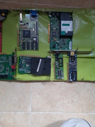 Lote Tarjetas Retro Video, Sonido y Red