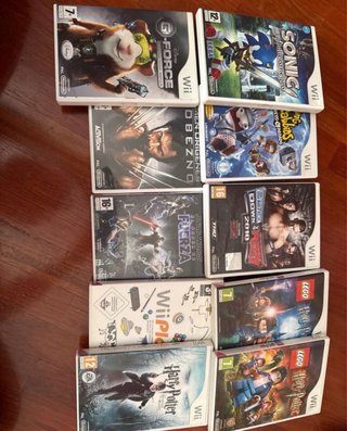Lote de 9 Juegos Wii