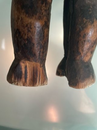 Coppia statue africane in legno