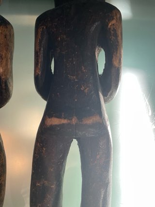 Coppia statue africane in legno