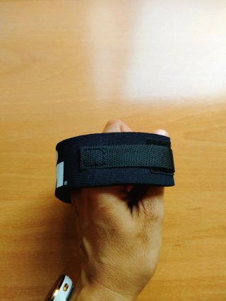 PORTACHIP IRONMAN TOBILLO NEOPRENO NEGRO