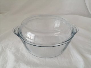 Pirofila rotonda in vetro con coperchio MasterChef