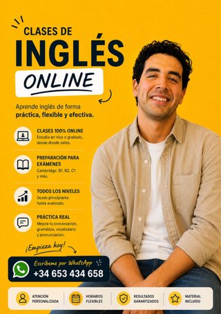 Clases individuales inglés