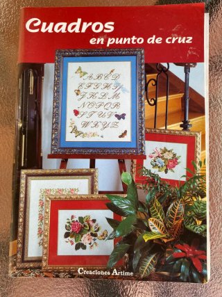 6 revistas de punto de cruz