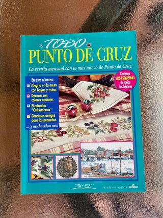 6 revistas de punto de cruz