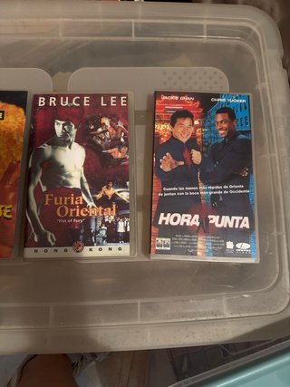 Lote 4 VHS Bruce Lee Artes Marciales + Hora Punta