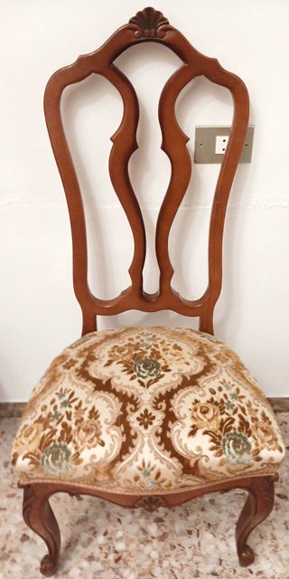 6 sillas lujosas de comedor de estilo clásico