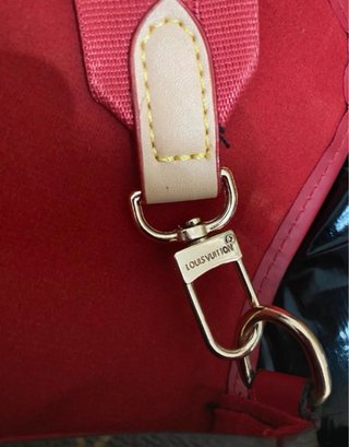 Bandolera Louis Vuitton Marrón y Rojo