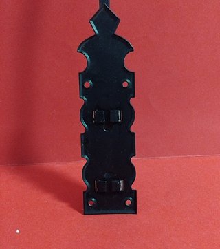 Pasador rústico hierro forjado negro