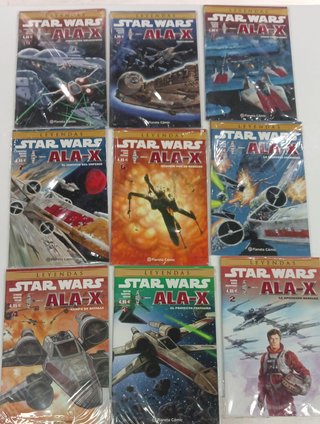 Pack comic Star Wars Leyendas Ala - X
