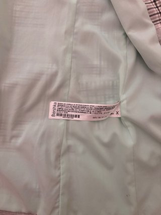 Giacca blazer quadri Bershka taglia S