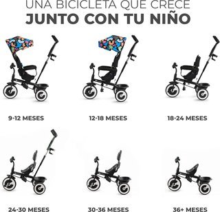 Triciclo Kinderkraft Aston Evolutivo
