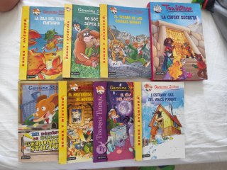Lote libros Gerónimo Stilton
